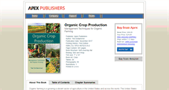 Desktop Screenshot of organic-crop-production.com